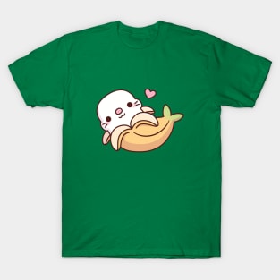 Cute Banana Seal Funny T-Shirt